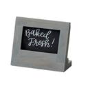 Cal-Mil Oak Ashwood Gray 3 x 2 inch Chalkboard Sign, 5 x 2.5 x 4.5 inch -- 6 per case