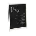 Cal-Mil Blonde Signage with Rectangle Frame, 8.5 inch Width x 1 inch Depth x 11 inch Height