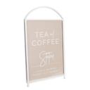 Cal-Mil Blonde Arched Sign Holder, 8.5 inch Width x 11 inch Depth