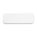 Cal-Mil Hudson White Melamine Tray, 4 inch Width x 12 inch Depth x 1 inch Height -- 6 per case