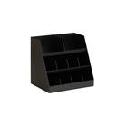 Cal-Mil Classic Black 10 Compartment Bulk Condiment Organizer, 16 inch Width x 12 inch Depth x 15 inch Height