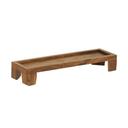 Cal-Mil Sydney Walnut Taper Leg Riser, 6 inch Width x 20 inch Depth x 3.25 inch Height