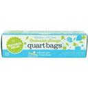 Natural Value Reclosable Storage Quart Bags - 24 count per pack -- 12 packs per case