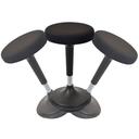 Uncaged Ergonomics Round Black Wobble Stool