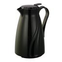Service Ideas Twist N Serv Black Foam Insulated Carafe with Push Button Lid, 1.2 Liter Capacity