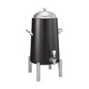 Service Ideas Flame Free Thermo Urn Metallic Elements Black Onyx Round Stainless Vacuum Insulated Urn, 5 Gallon Capacity