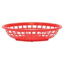 Tablecraft Red Side Order Oval Basket, 8 x 5.375 x 2 inch -- 36 per case