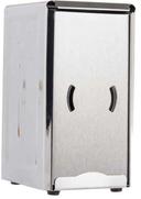 Tablecraft Stainless Steel Tall Fold Full Size Napkin Dispenser, 3.875 x 4.625 x 7.25 inch -- 24 per case