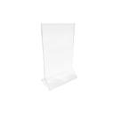 Tablecraft Acrylic Two-Sided Table Tent, 4 x 6 inch -- 24 per case
