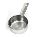 Tablecraft Stainless Steel 1/2 Size Measuring Cup, 5.25 x 2.75 x 1.375 inch