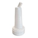 Tablecraft PourMaster White High Density Polyethylene Replacement Long Neck with Integrated Spout Fits N32A, N32VW Pourer, 3.5 x 3.5 x 8.25 inch