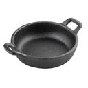 Tablecraft Cast Iron Cookware Round Mini Server with Handles, 8 Ounce Capacity