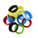 Tablecraft Assorted Silicone Sauce Band for 63mm Squeeze Bottles, 12 count