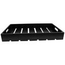 Tablecraft Black Rubberwood Full Size Gastronorm Display Crate, 20.75 x 12.75 x 2.75 inch