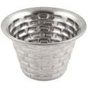 Tablecraft Brickhouse Stainless Steel with Embossed Brick Pattern Round Ramekin, 2.75 x 2.75 x 1.75 inch -- 12 per case