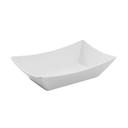 Tablecraft Better Burger Collection White Melamine Medium Fry Basket, 7.375 x 4.875 x 1.875 inch