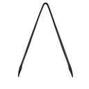 Tablecraft Silicone and Stainless Steel Tong, 12 inch