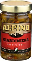 Alpino Giardiniera Hot Pepper Mix, 12 Ounce -- 6 per case