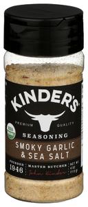 Kinders Organic Roasted Garlic Salt Seasoning, 4 Ounce -- 8 per case