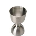 Barfly Stainless Steel Heavy-Duty Straight Rim Bell Jigger, 1 x 2 Ounce