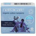 Natracare Organic Super Non-Applicator Cotton Tampons, 10 count