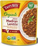 Tasty Bite Organic 3 Bean Madras Lentil, 10 Ounce -- 6 per case