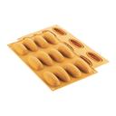 Silikomart Pannocchia Number 12 Yellow Silicone Mold, 2.7 inch Length 1 inch Width x 0.8 inch Height Cavity