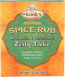 Mr. Kooks Zesty Tikka Indian Spice Rub Seasoning, 1.23 Ounce -- 6 per case