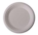 KITCH 24/7 White Compostable Molded Fiber Paper Plate, 9 inch -- 500 per case