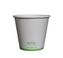 KITCH 24/7 White Compostable Squat Paper Hot Cup, 8 Ounce -- 1000 per case