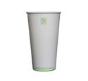 KITCH 24/7 White Compostable Paper Hot Cup, 20 Ounce -- 1000 per case