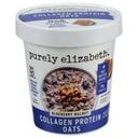 Purely Elizabeth Blueberry Walnut Collagen Protein Oat Cup, 2 Ounce -- 12 per case