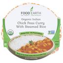 Food Earth Organic Indian Chick Peas Curry with Steamed Rice, 10.58 Ounce -- 6 per case