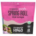 Oceans Halo Organic Purple Spring Roll Rice Wrap, 4.2 Ounce -- 12 per case