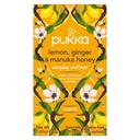 Pukka Tea Bag Original Lemon Ginger and Manukahoney, 20 Count -- 4 per case