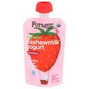 Forager Organic Strawberry Cashewmilk Yogurt for Kids, 3.2 Ounce -- 8 per case