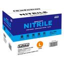 Safeko Large Black 5 Mil Powder Free Nitrile Examination Gloves, 100 count -- 10 per case