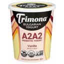 Trimona Organic Vanilla Bulgarian Yogurt, 32 Ounce -- 6 per case