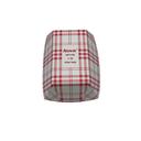Nova PFAS Free Red Plaid Food Tray, 1 Pound Capacity -- 1000 per case
