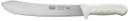 Winco White Polypropylene Handle Stal Stamped Butcher Knife, 10 inch Length -- 36 per case