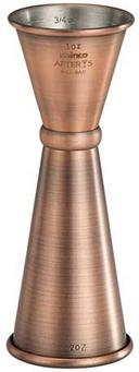 Winco After5 18/8 Stainless Steel Antique Copper Finish Jigger with Inner Marking Lines, 1 x 2 Ounce -- 120 per case