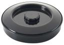 Winco Polypropylene Black Stackable Tortilla Warmer with Lid, 7 1/2 x 7 1/2 x 1 7/8 inch -- 12 per case