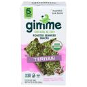 Gimme Grab and Go Organic Teriyaki Roasted Seaweed Snacks, 0.7 Ounce -- 6 per case