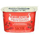 Icelandic Provisions Strawberry and Lingonberry Thick and Creamy Skyr Yogurt, 5.3 Fluid Ounce -- 12 per case