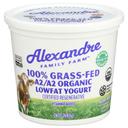 Alexandre Family Farm Organic A2/A2 100 Percent Grass-Fed Lowfat Yogurt, 24 Ounce -- 6 per case