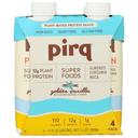 Pirq Vanilla Plant Based Protein Shake, 44 Fluid Ounce -- 3 per case