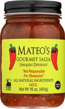 Mateo's Gourmet Mild Salsa, 16 Ounce -- 6 per case