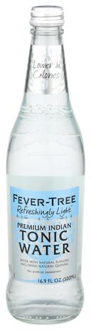 Fever Tree Refreshingly Light Premium Indian Tonic Water, 16.9 Fluid Ounce -- 8 per case