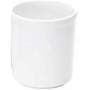 Cal-Mil White 16 Ounce Round Melamine Condiment Jar, 4 inch Dia x 4.5 inch Height -- 4 per case