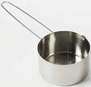 American Metalcraft Stainless Steel 1 1/4 Cup Measuring Cup with 6 inch Handle